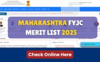 Maharashtra FYJC Merit List 2025