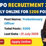 IBPS PO REcruitment 2025