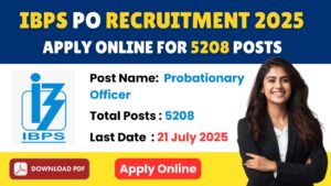 IBPS PO REcruitment 2025