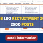 Bank of Baroda LBO Recruitment 2025